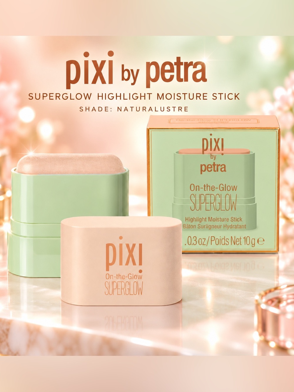Pixi by Petra Superglow Highlight Moisture Stick — Naturalustre 0.3 oz